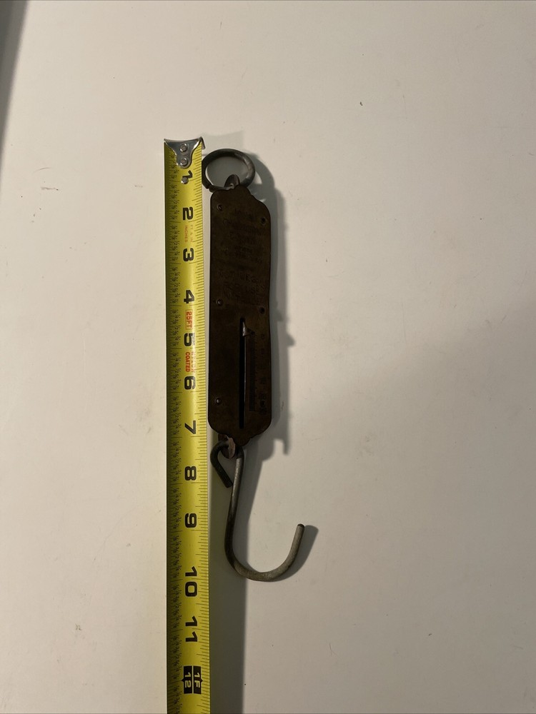 Vintage John Chatillon Hanging Scale 25 Lb
