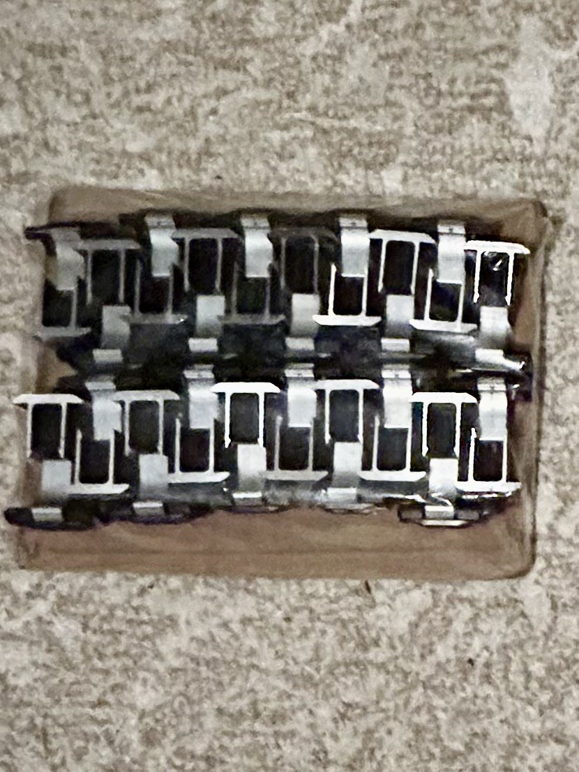 SNAPNRACK 242-02071 ULTRARAIL MID CLAMP ALUMINUM BLACK 20 pack