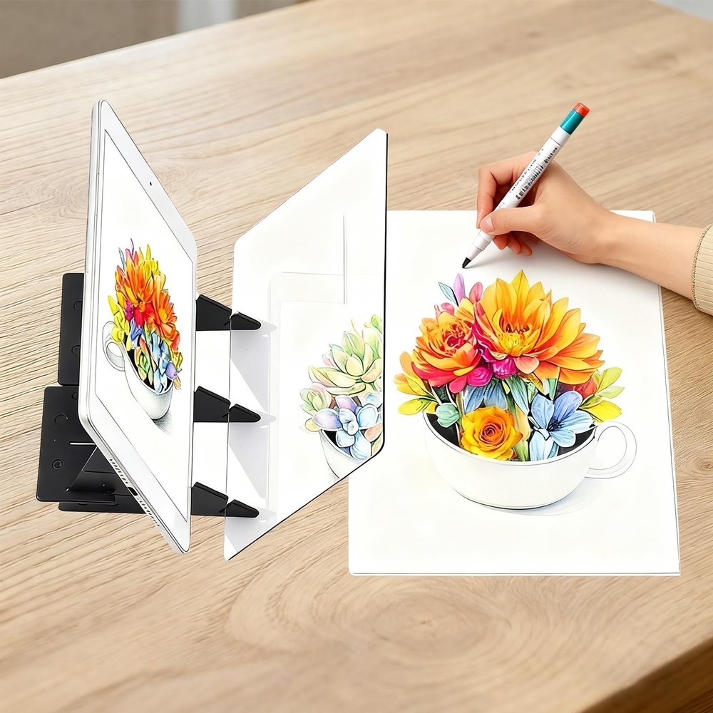 Optical Image Drawing Board Projector Sketch Tracing Tool DIY Projection Art