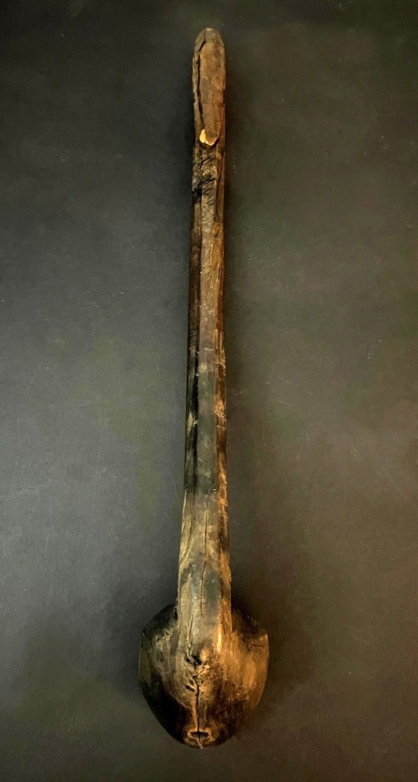 HAIDA-TLINGIT LONG HANDLED LADLE/SPOON Hand-Made Antique First Nations Artifact