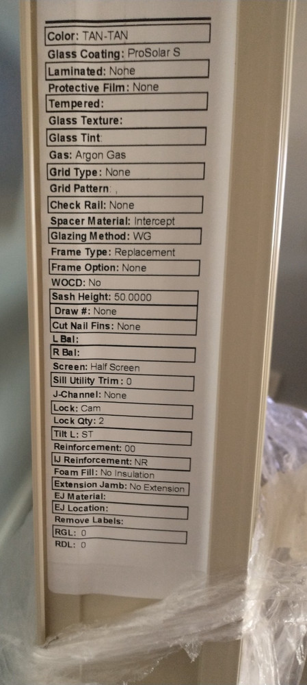Simonton Perfexion Series Double Hung Replacement Window
