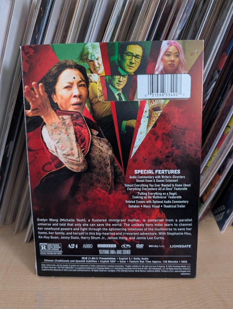 Everything Everywhere All At Once DVD w/Slipcover