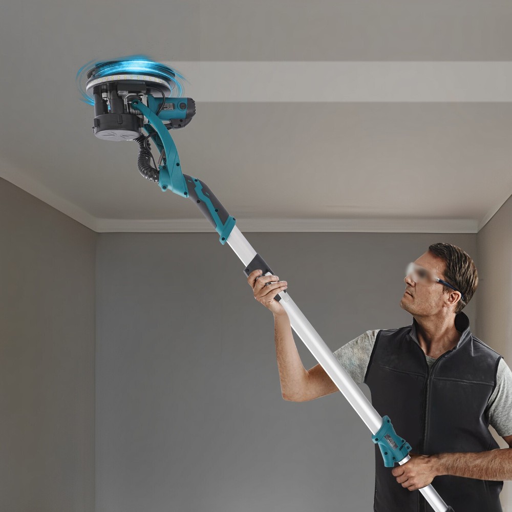 Electric Ceiling Wall Sander Variable Speed Dustless Drywall Sander 850W Sanding