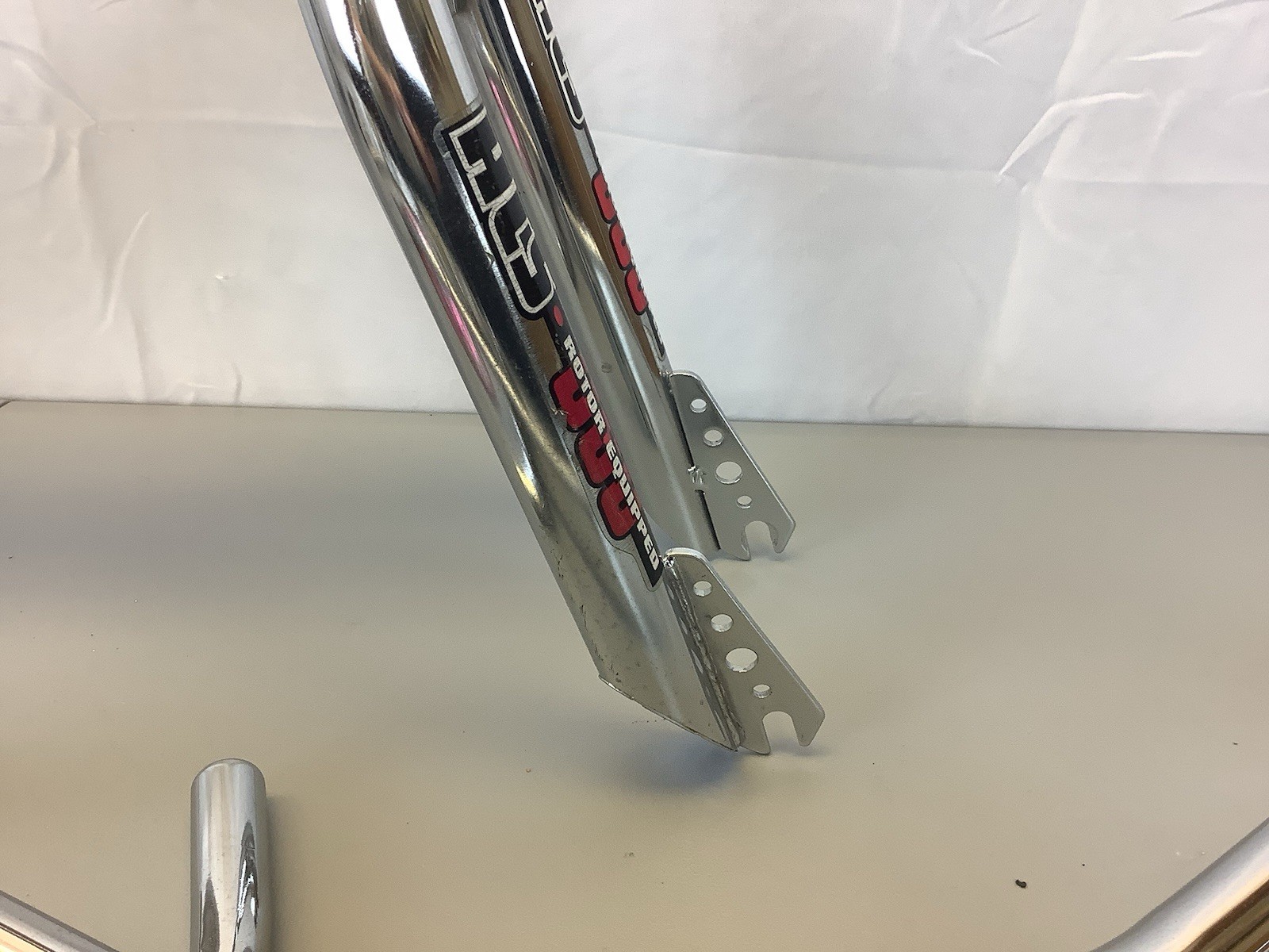 Mid School Freestyle Royce Union T-18 Vertical Chrome Frame Fork Bars