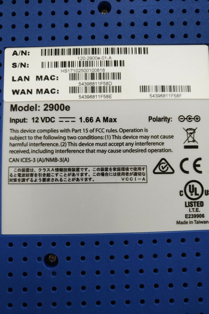 Edgewater Networks 2900e 120-2900a- 01-A