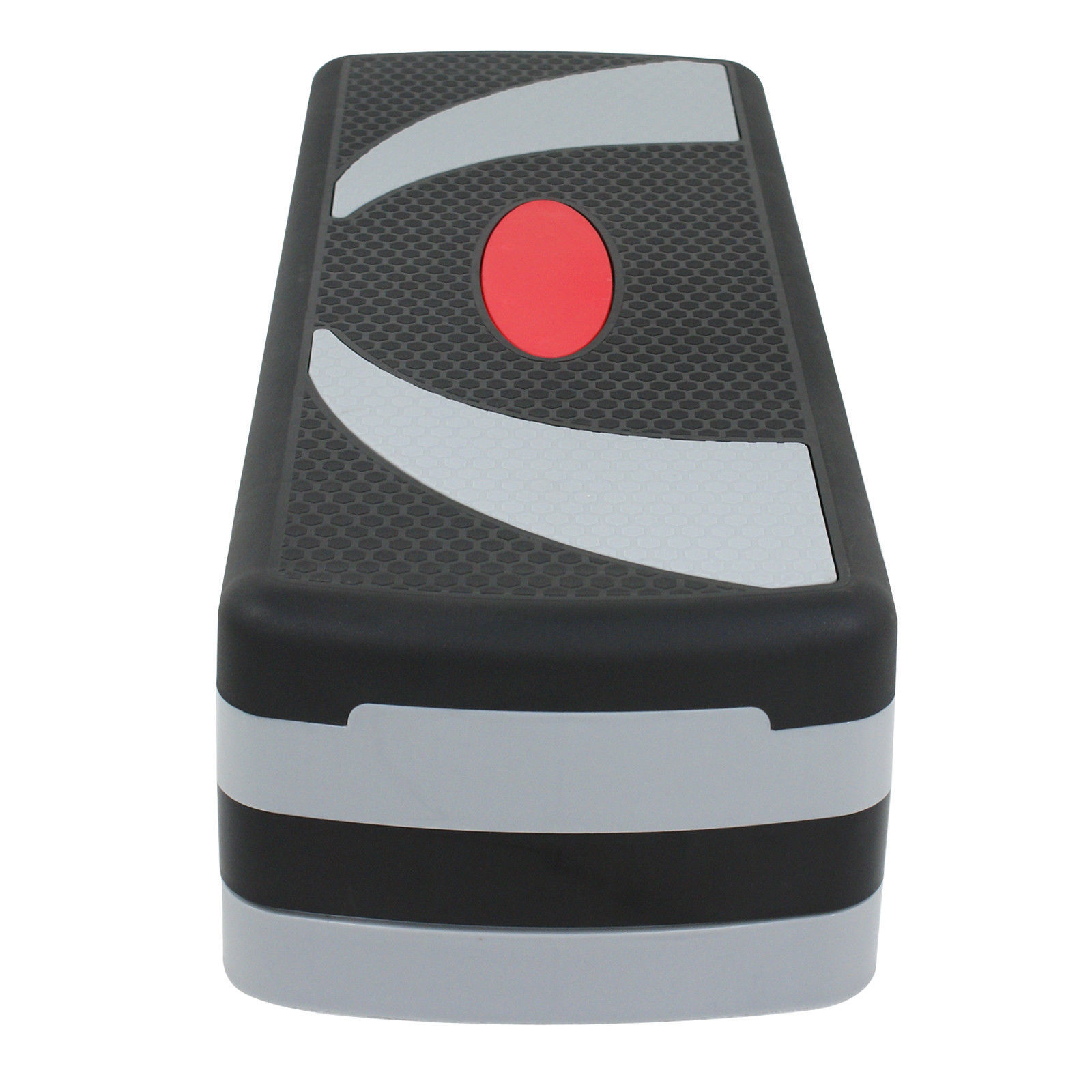 30'' Fitness Aerobic Step Adjust Indoor Exercise Stepper W/risers 4" - 6" - 8"