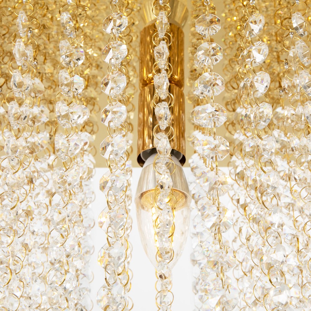 Modern Crystal Chandelier Dining Room Fixture Ceiling Light Lamp Rectangular NEW