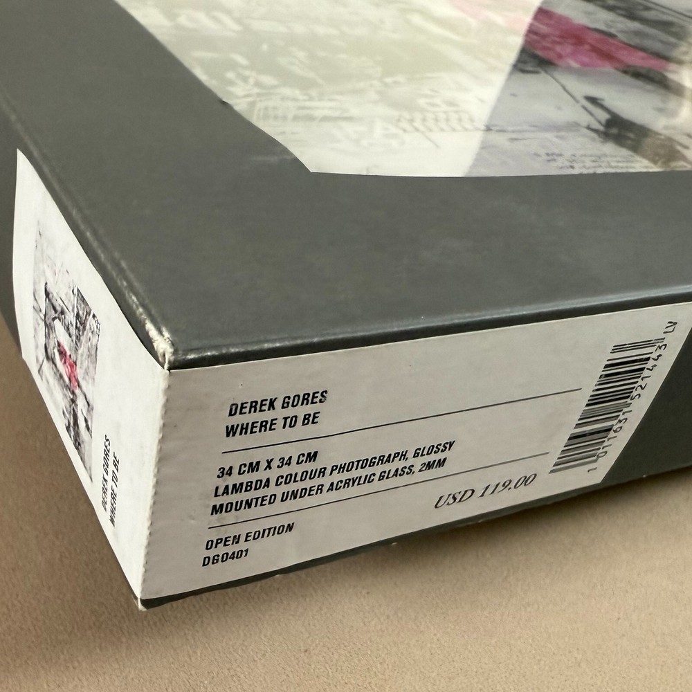Derek Gores High-Gloss Plexi Print Numbered Edition E48 – COA & Box
