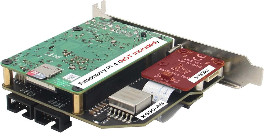 KVM-A8 Pcie Version for Raspberry Pi 4 Model B KVM over IP Support KVM V3 Poe AT