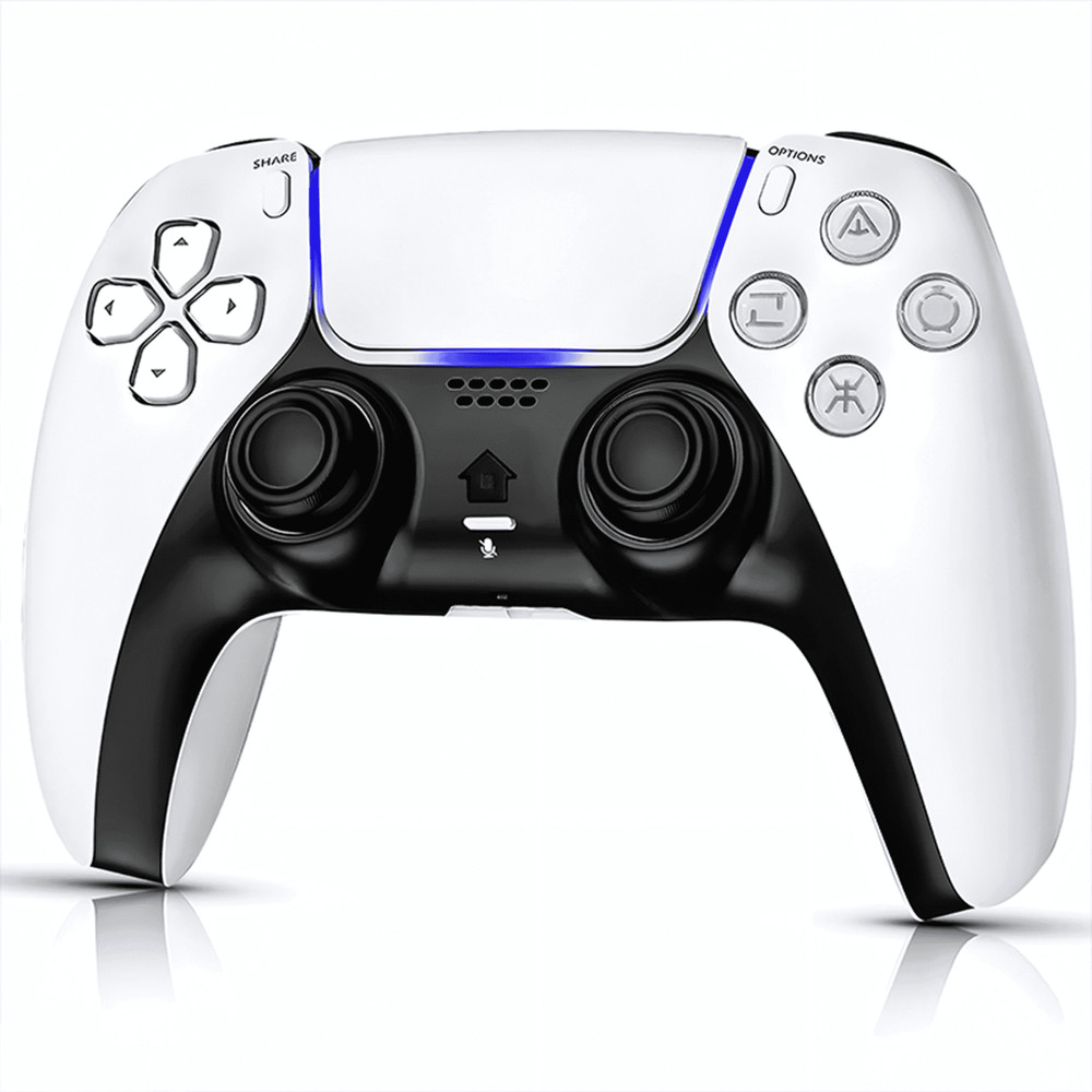 SPBPQY Wireless Game Controller Compatible with P5/Slim/Pro/PC - Adaptive
