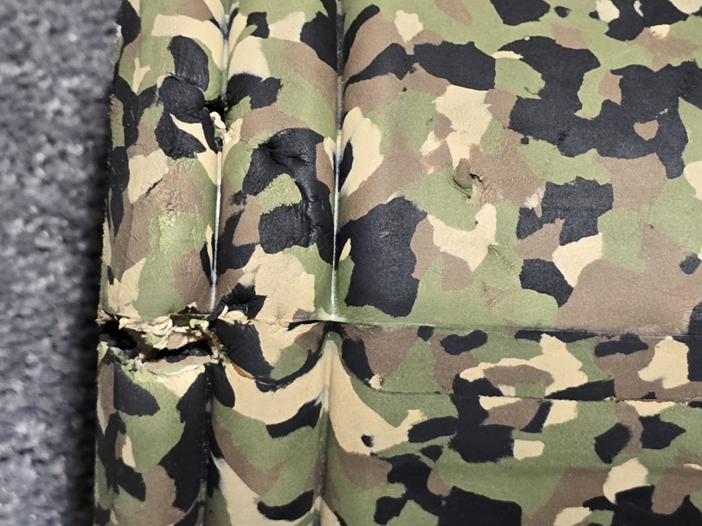Trigger point Performance 13" Solid Core Foam Roller Green Camo Flaws