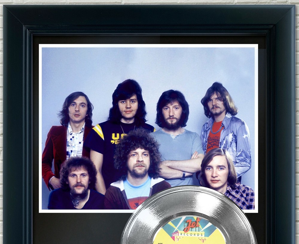 ELO "Mr Blue Sky" Framed 45 Platinum Record Display