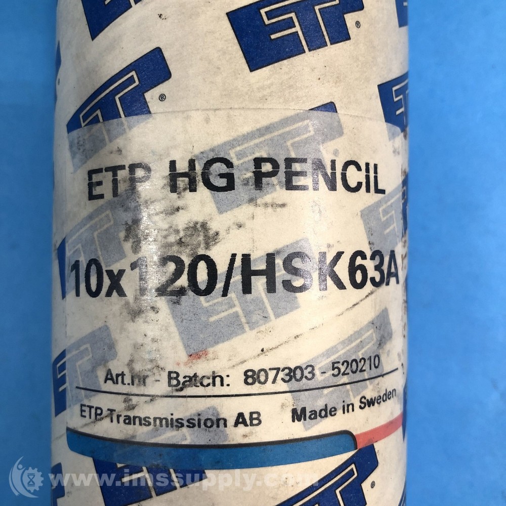 Command Tooling Systems HSK63A ETP HG Pencil 10 x 120 FNFP