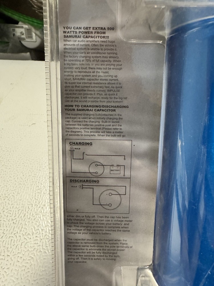 Samurai 3.2 Farad Xtreme Power Capacitor