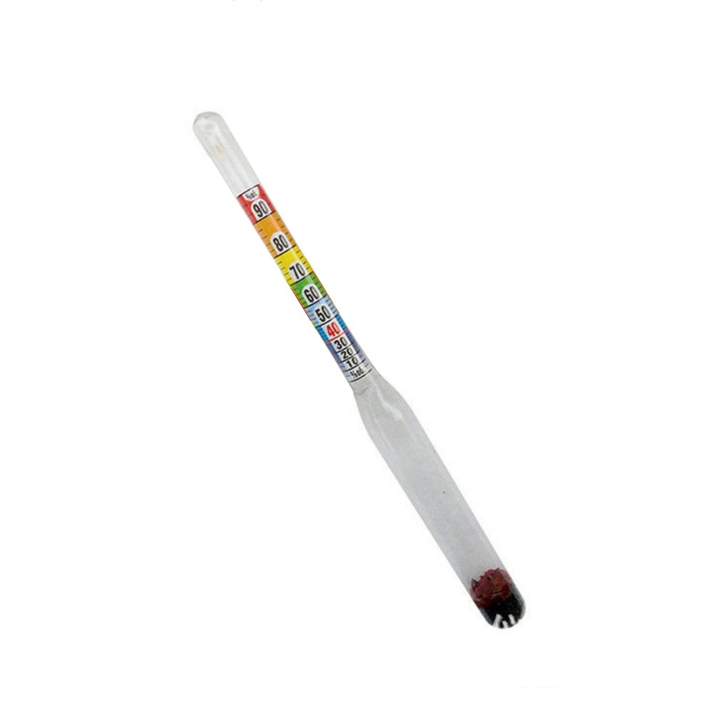 Alcohol Meter 0-96% Specific Gravity Hydrometer for Beer Wine Making Kit Set