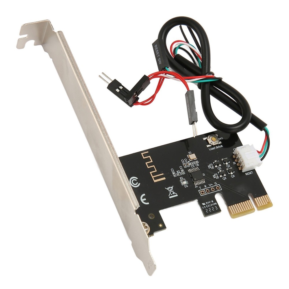 Computer Power Reset Switch PCIE Card Precise Control Thickened Gold Pin APP