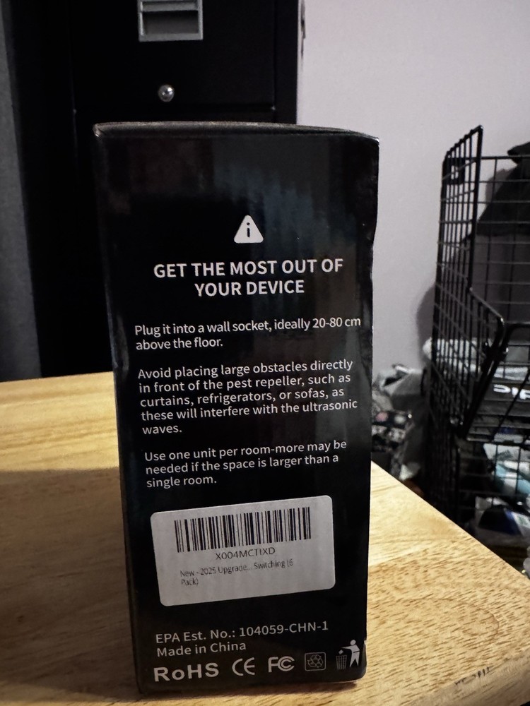 Last One 6-Pack Electronic Insect Repellent High Power Frequency