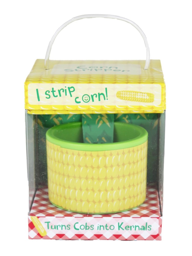 Corn Stripper | Stainless Steel Blades | Yellow