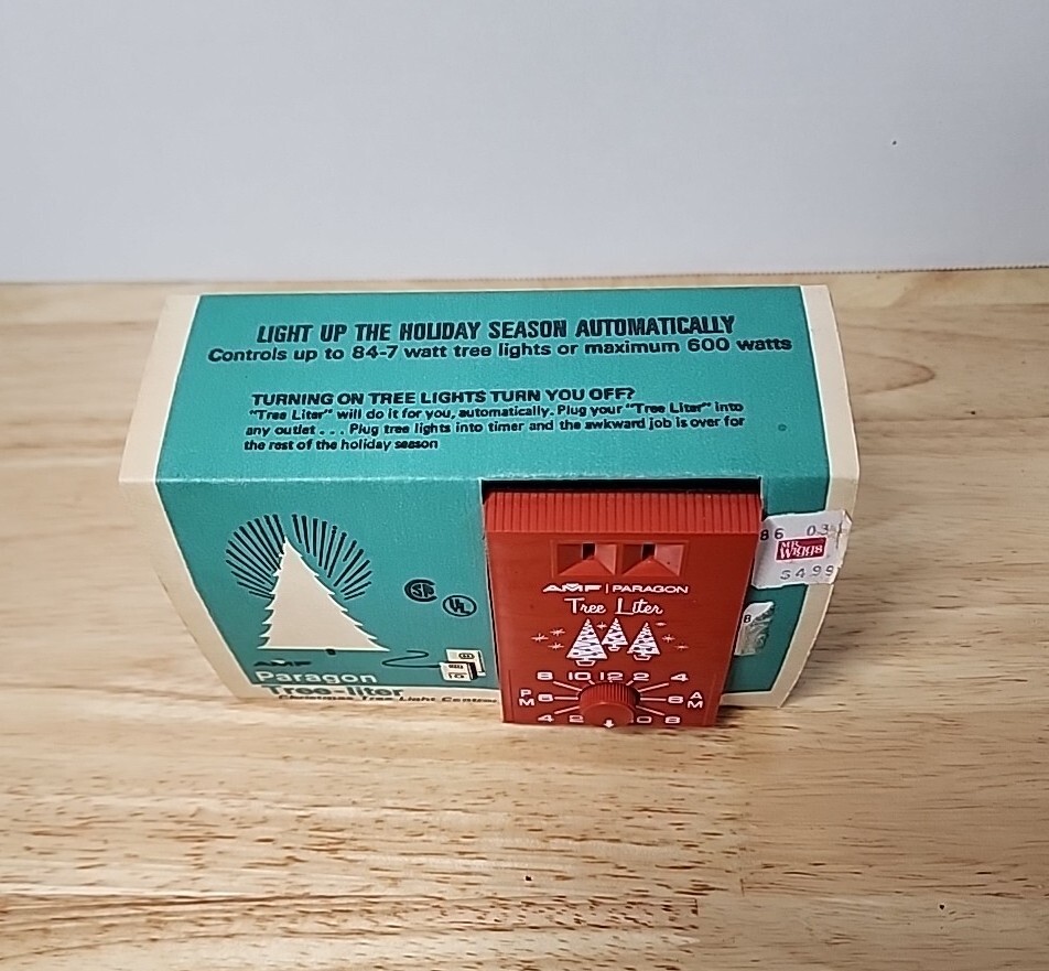 AMF Paragon Tree-Liter Model XTLI-O Vintage Christmas Tree Controller NOS