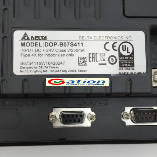 new for 7 inch DOP-B07S411 HMI Touch Screen Operator Panel & Program Cable