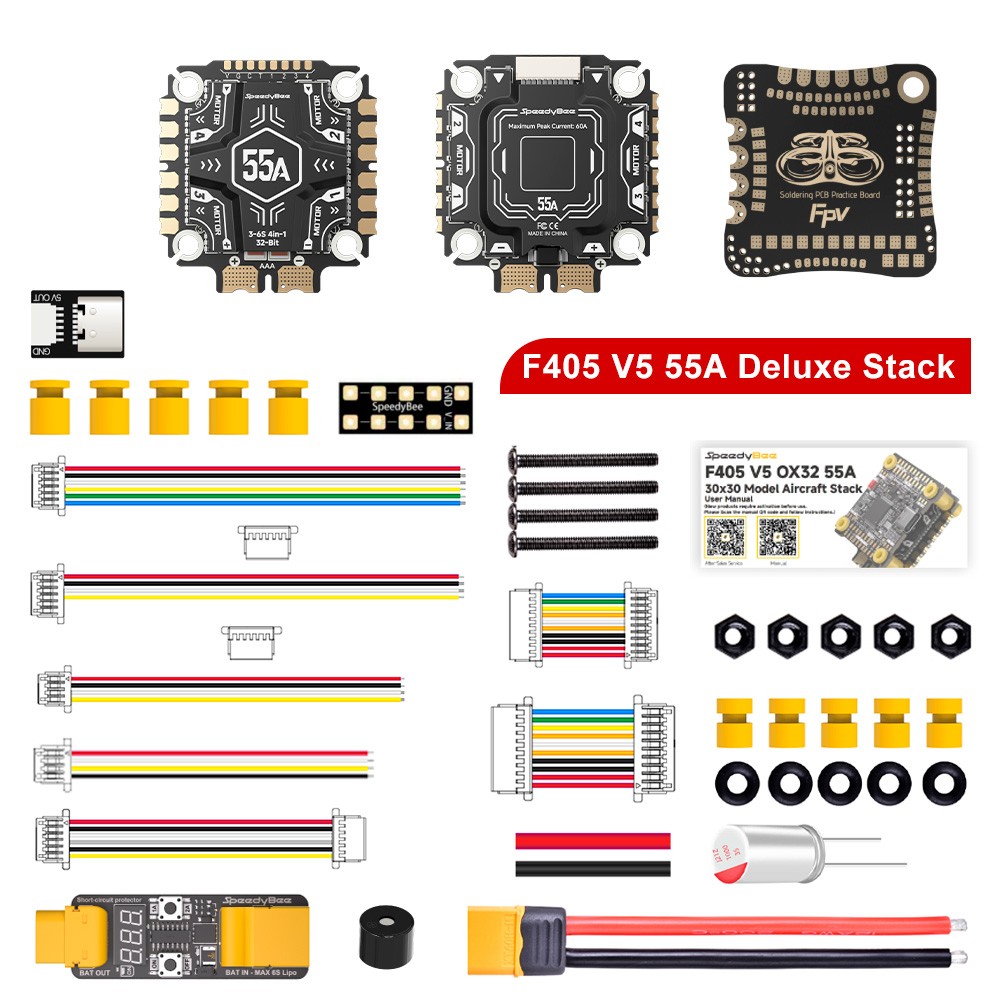 SpeedyBee F405 V5 Stack /Flight Controller/ 55A ESC 4in1 For RC FPV Racing Drone