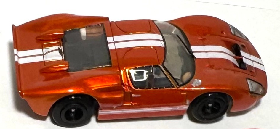 CHOICE! 1966 Ford GT 40 Ontario MET Orange SRT BULLDOG HO Slot Car Fast & Sticky