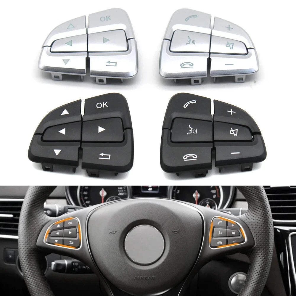 Car Steering Wheel Menu Control Switch Buttons For Mercedes Benz A B GLA GLS GLE