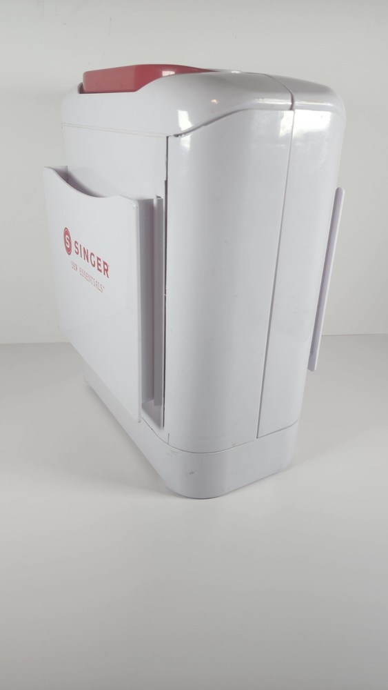 Singer Sew Essentials EMPTY Storage Case Box White Red Sewing Portable Organizer