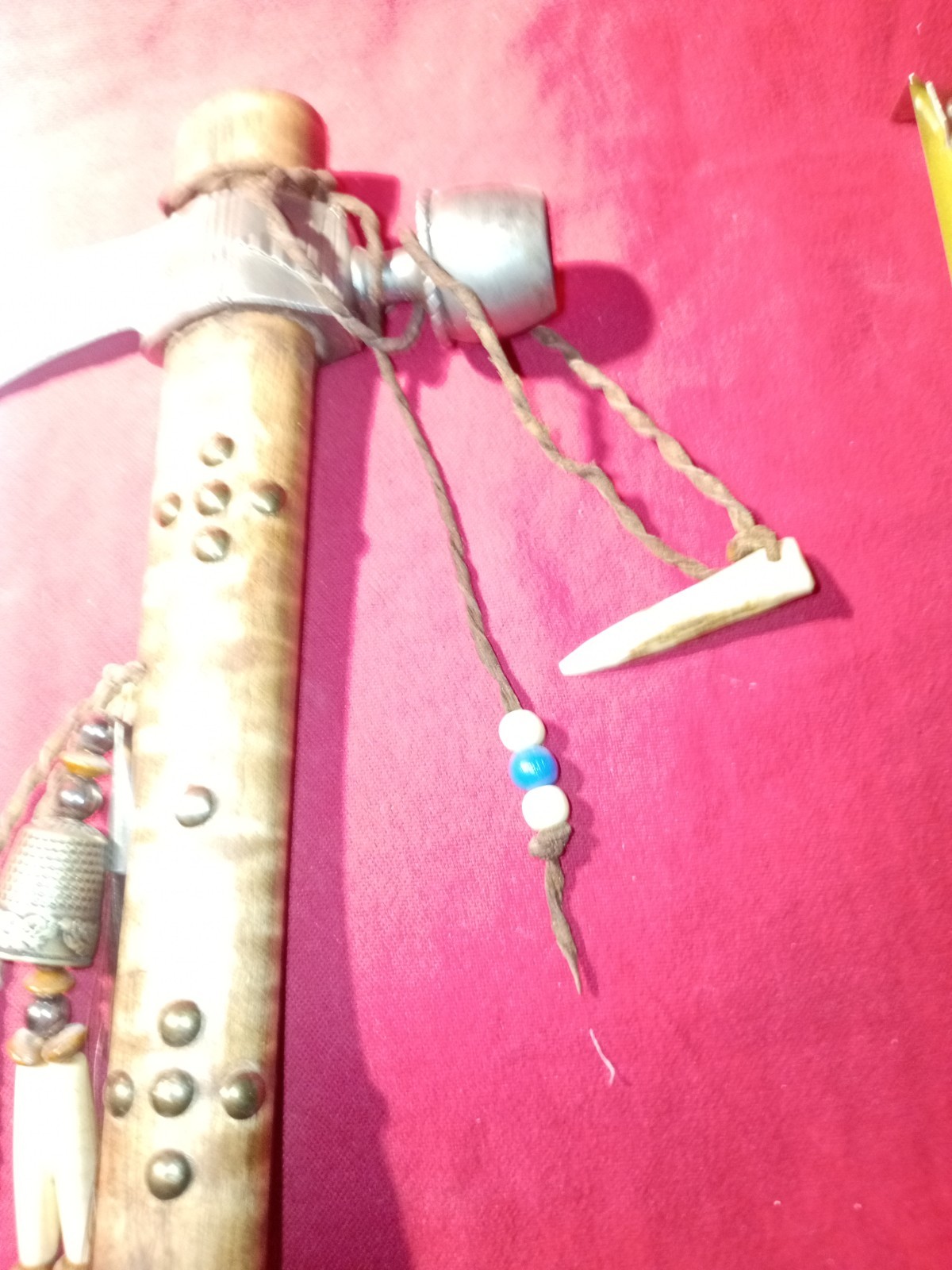 Native American Type Peace Pipe Tomahawk