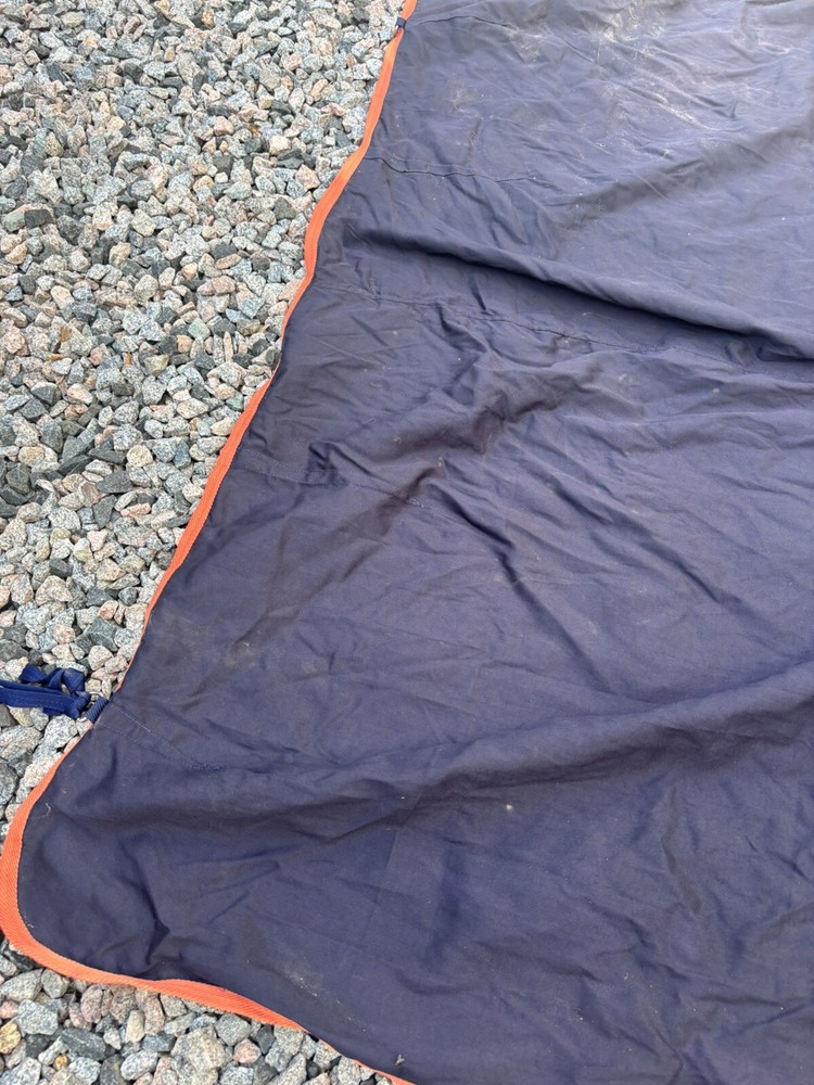 78” Loveson Stable Sheet - Navy/Orange