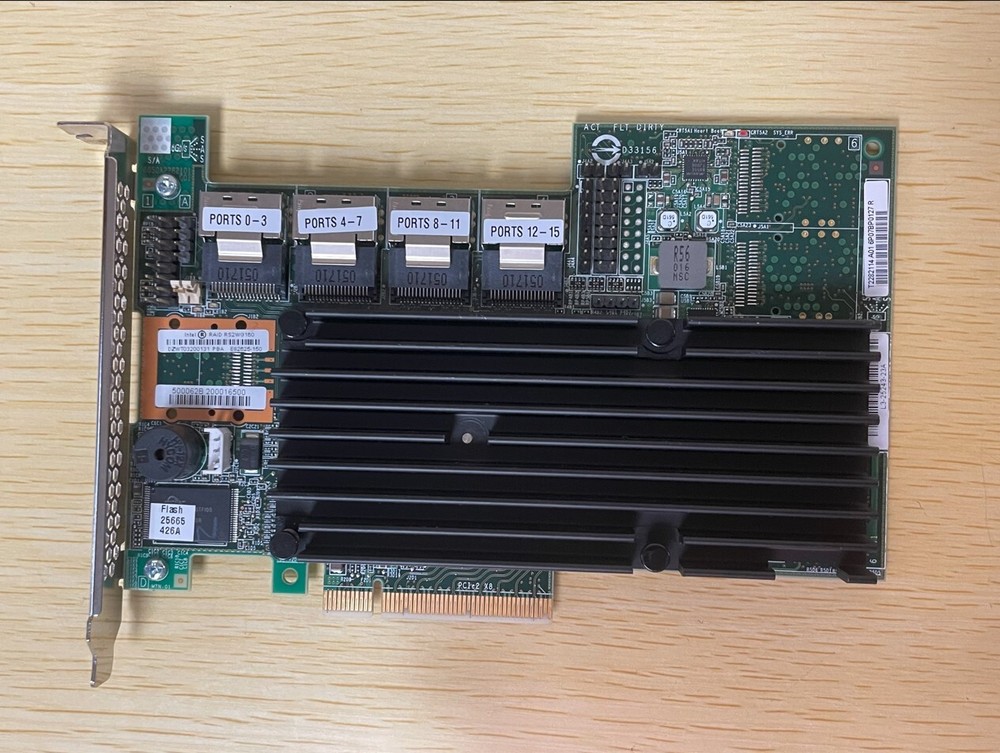 Intel RS2WG150 PCI-E Quad SAS RAID Controller Card L3-25243-23A