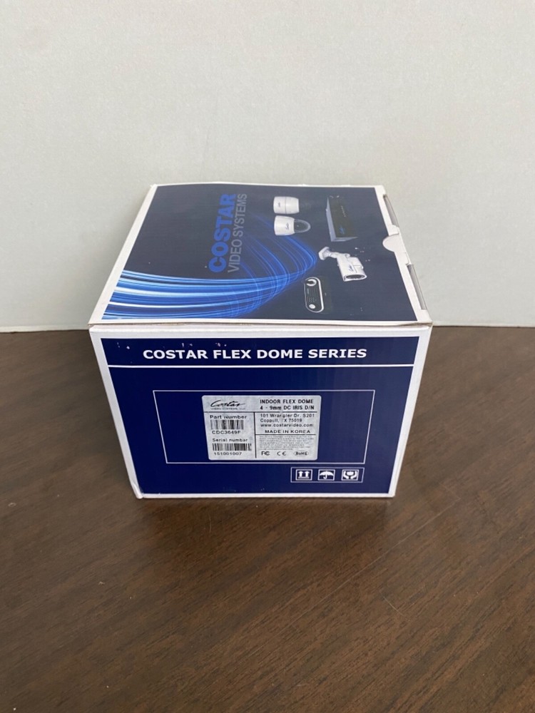 Costar Video Systems Indoor Flex Dome Series Camera CDC2649F
