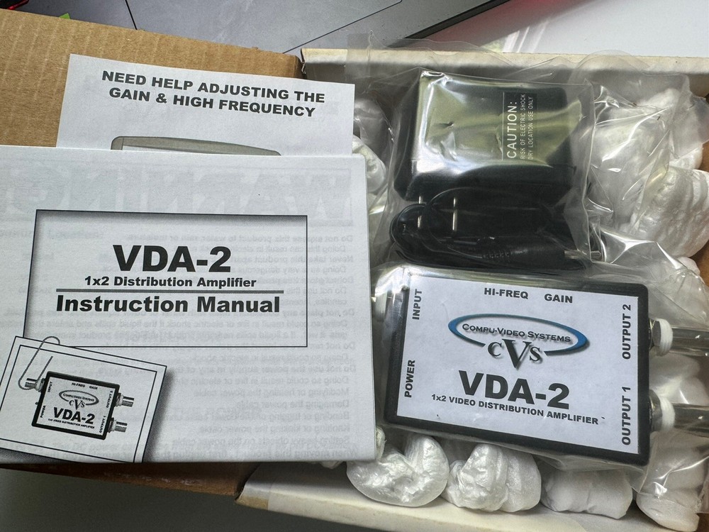 CVS VDA-2 1x2 Color xVideo Distribution Amplifier