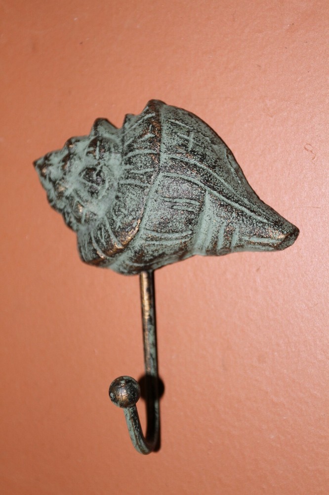 Sealife Theme Bathroom Decor, Wall Hooks, Nautical Escape 4 pcs