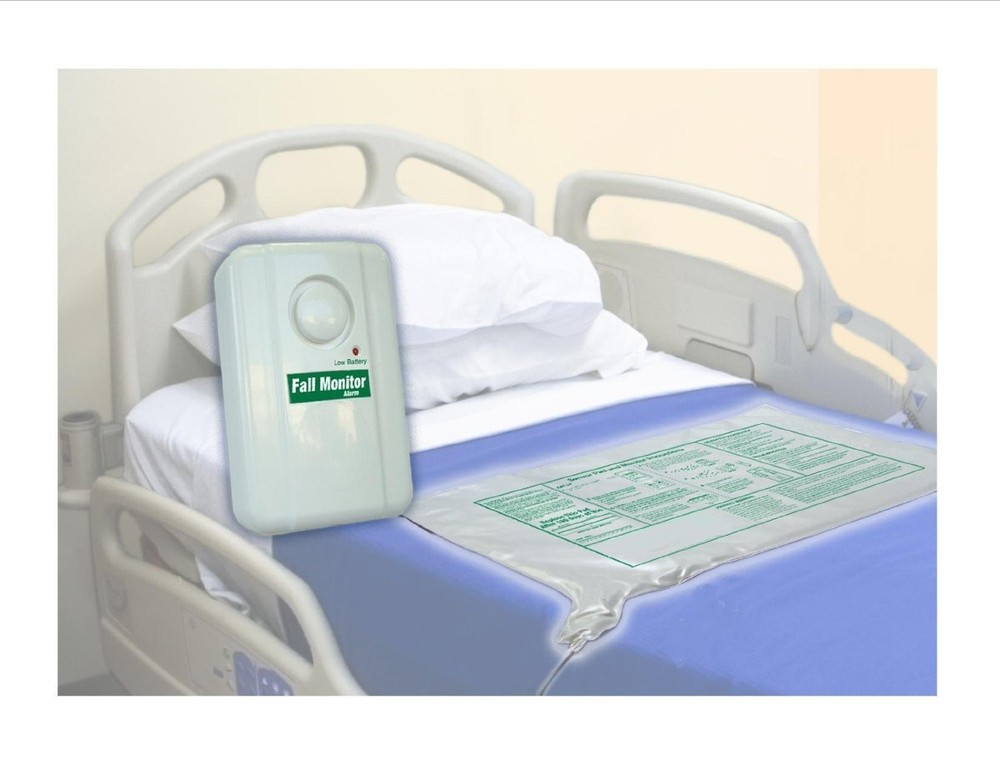 Smartcare Bed Alarm and Long Term Bed Sensor Pad WIth AC Adapter