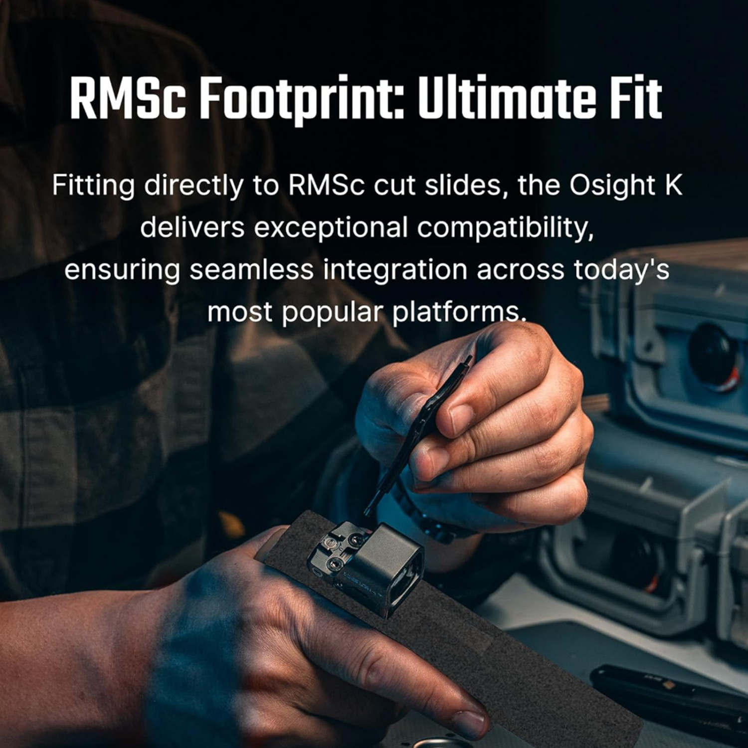 OSIGHT K-RD Red 6 MOA Open Reflex Sight  RMSc Footprint