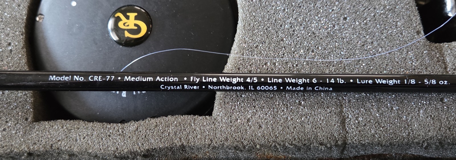 Crystal River Executive Series Spin/Fly Rod/Reel Combo 7ft Graphite Rod Complete