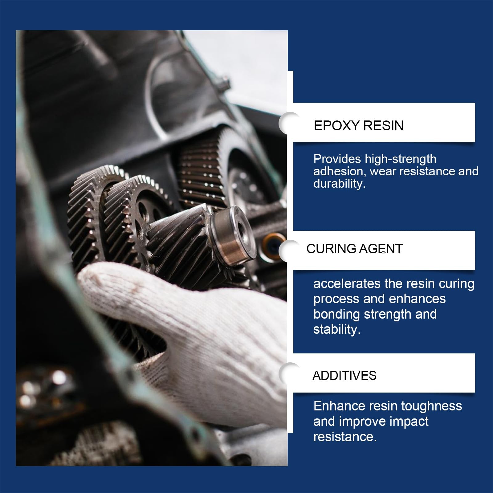 2Pcs Strong Foundry Glue for Metal, High Temperature Resistant Casting Repair...