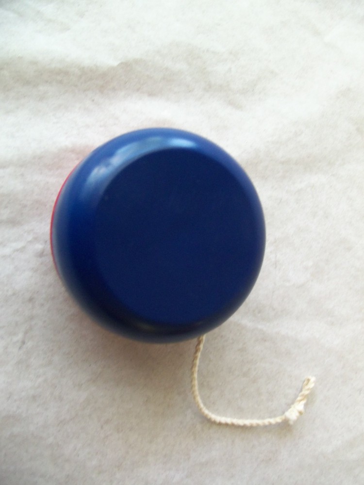 Vtg Fire Safety Stop Drop & Roll YO YO! RED & BLUE!