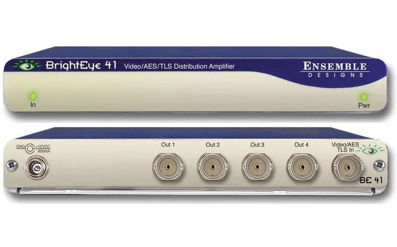 Ensemble Designs BrightEye 41 Analog Video/AES/Tri-Level Sync Distribution Amp