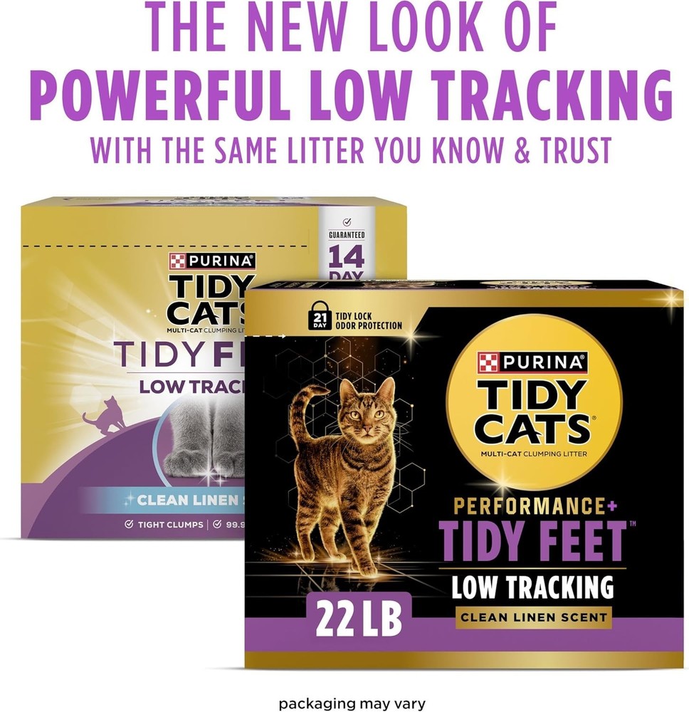 Purina Performance Plus Tidy Feet Low Tracking Scented Clumping Multi Cat Litter