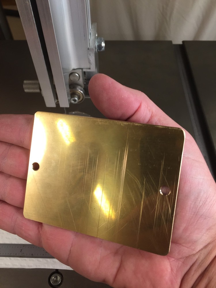 MEDIUM POT LEAF MARIJUANA SOLID BRASS ENGRAVING PLATE FOR NEW HERMES FONT TRAY