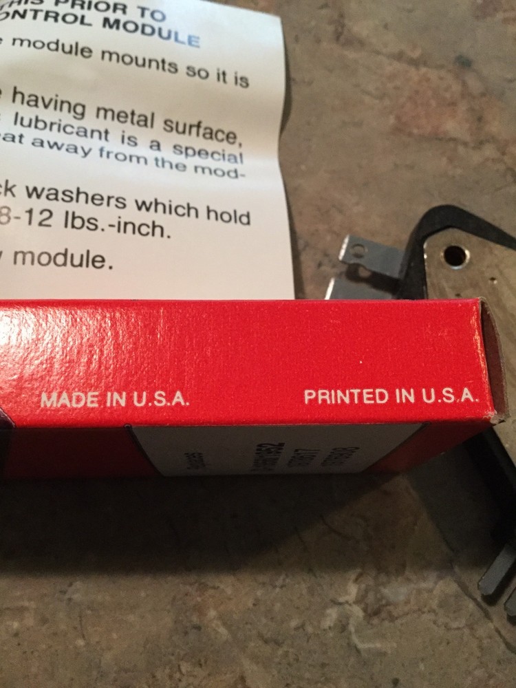 New GM Replacement H.E.I. Ignition Control Module. D 1956/1952 OEM# 1978617