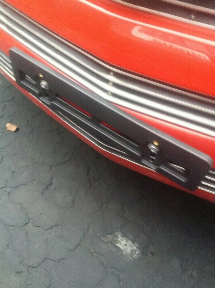 Front License Plate Tag Holder Mounting Adapter Bumper Kit Bracket for VinFast