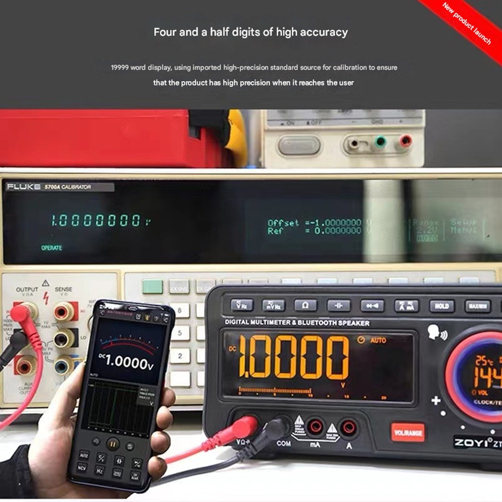 Wireless Digital Multimeter True RMS Manual/Auto Ranging 6000 Counts DMM