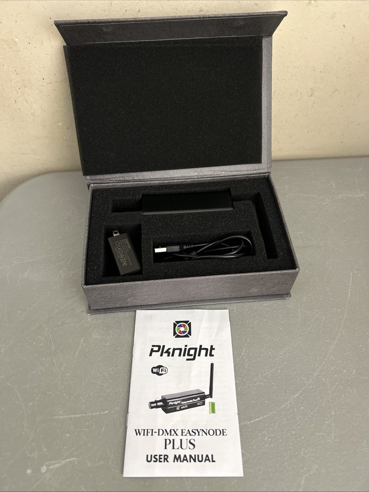 Pknight 2.4G Wireless WiFi DMX Easynode Plus 3 Pin Mini DMX Controller