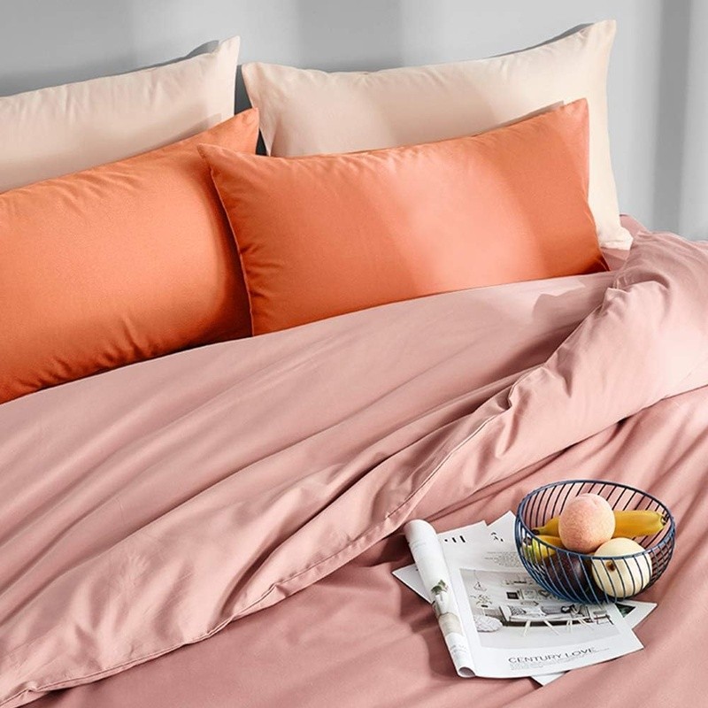 Microfiber Queen Pillow Cases 2 Pack Wrinkle Resistant Soft Bed Pillow Covers US