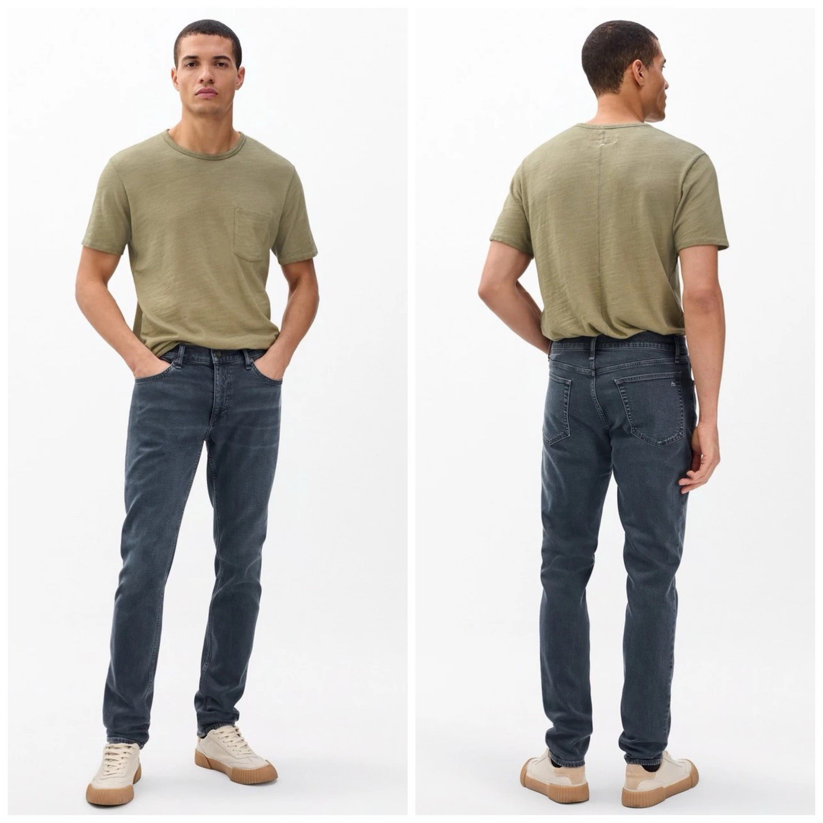 New Rag & Bone $258 Fit 1 Authentic Stretch Skinny Jeans In Minna Size: 34x32