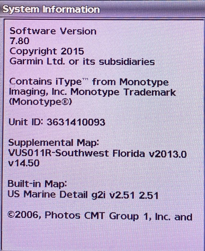 Garmin GPSMap 4208 8" Chartplotter Head Unit W/Suncover~ *Tested Good