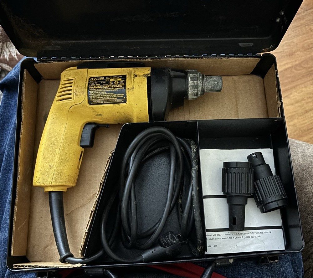 Used Dewalt DW260 Depth Sensitive Screwdriver Corded